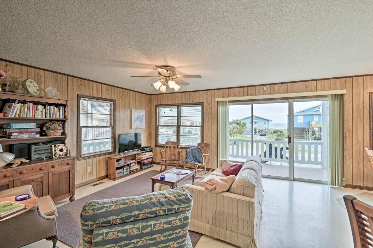 Pet-Friendly Second Row House Steps To Beach! Holden Beach Exteriör bild