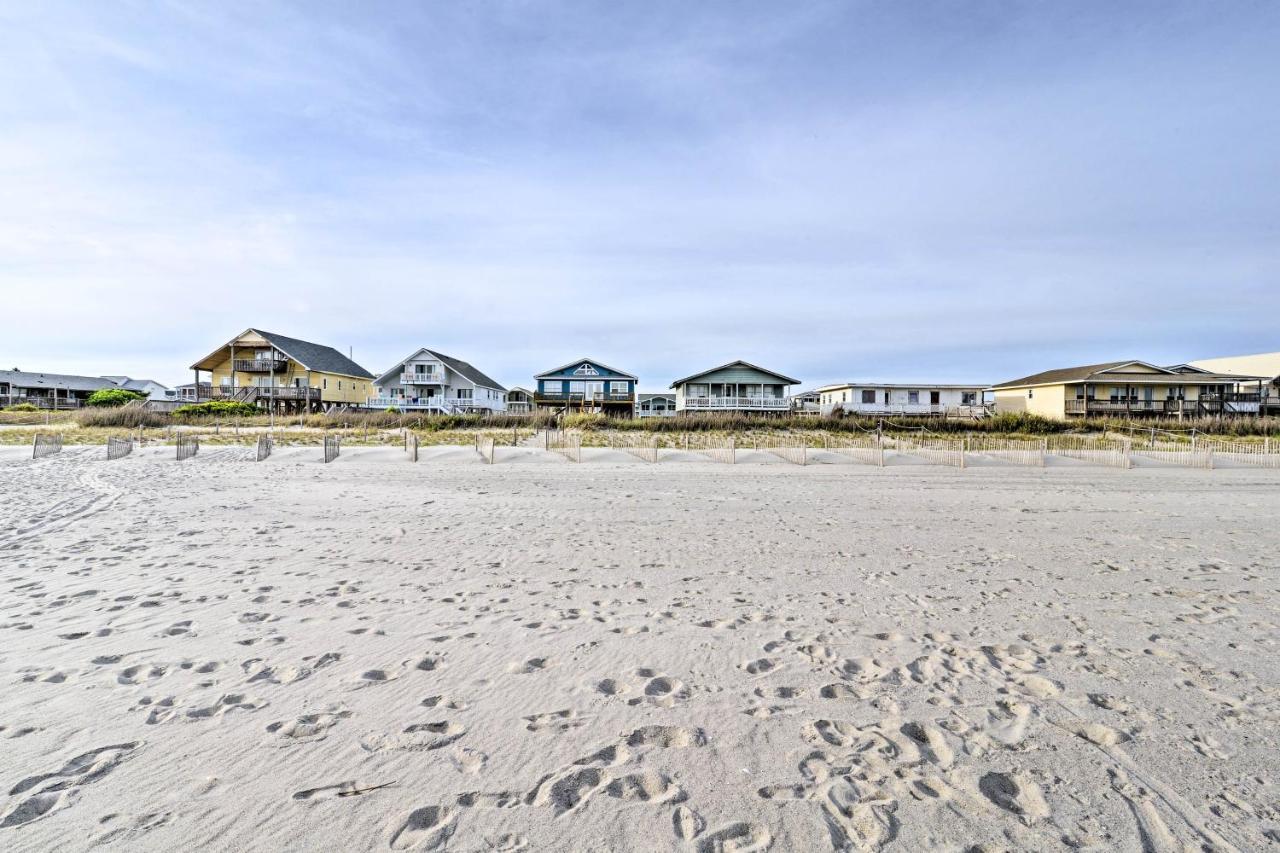 Pet-Friendly Second Row House Steps To Beach! Holden Beach Exteriör bild