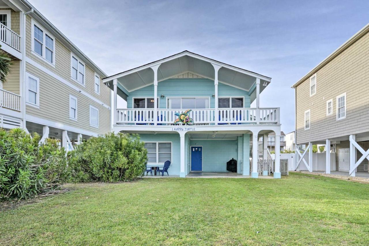 Pet-Friendly Second Row House Steps To Beach! Holden Beach Exteriör bild