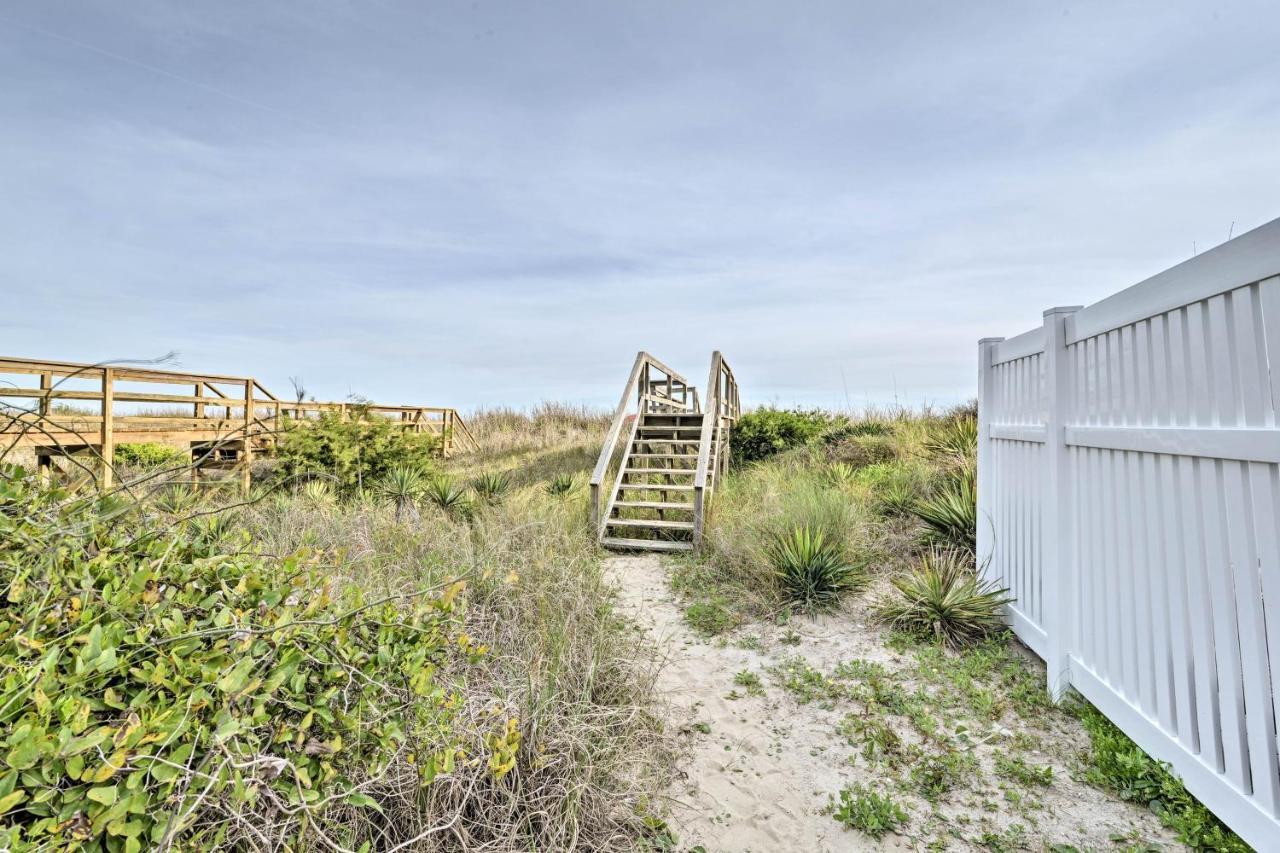 Pet-Friendly Second Row House Steps To Beach! Holden Beach Exteriör bild