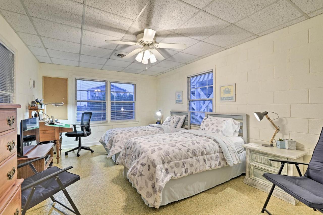 Pet-Friendly Second Row House Steps To Beach! Holden Beach Exteriör bild