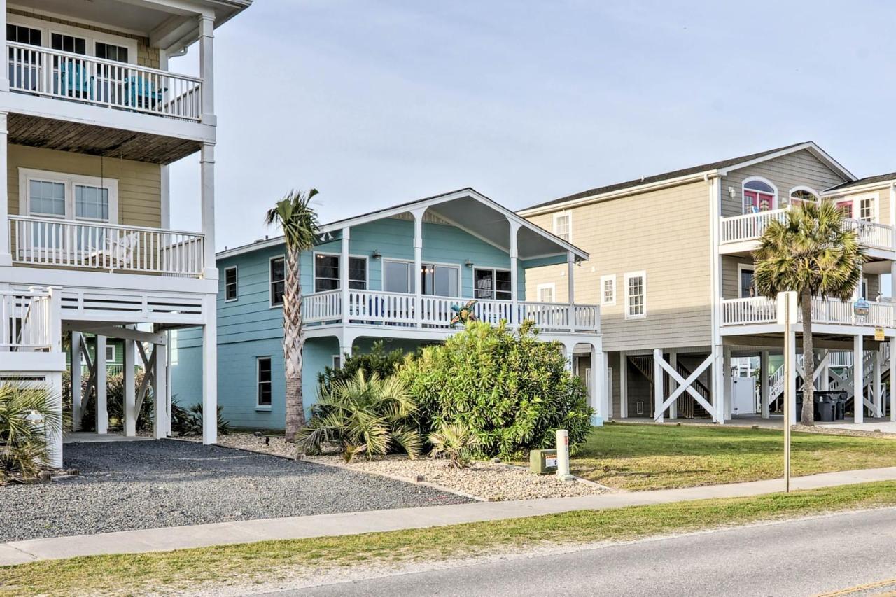 Pet-Friendly Second Row House Steps To Beach! Holden Beach Exteriör bild